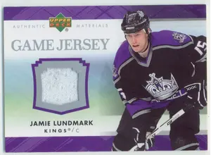 2007-08 UPPER DECK - JAMIE LUNDMARK #J-JL GAME JERSEY