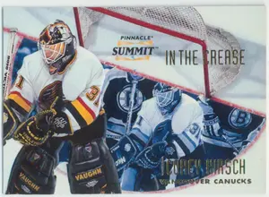 1996-97 SUMMIT - COREY HIRSCH #15 IN THE CREASE 4564/6000