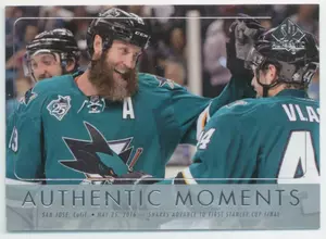 2016-17 SP AUTHENTIC - JOE THORNTON #104 AUTHENTIC MOMENTS