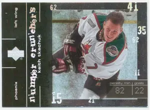 2000-01 UPPER DECK - KEITH TKACHUK #NC5 NUMBER CRUNCHERS
