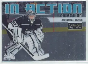 2018-19 O-PEE-CHEE PLATINUM - JONATHAN QUICK #IA-3 IN ACTION