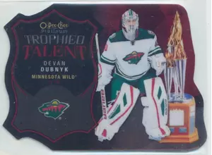 2015-16 O-PEE-CHEE PLATINUM - DEVAN DUBNYK #TT-10 TROPHIED TALENT