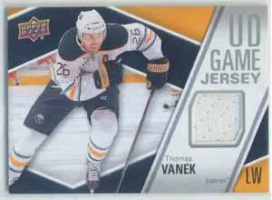 2011-12 UPPER DECK - THOMAS VANEK #RM-TV GAME JERSEY
