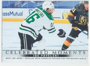 2020-21 SP AUTHENTIC - JOE PAVELSKI #110 CELEBRATED MOMENTS