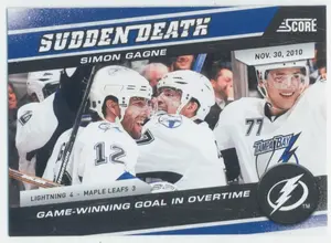 2011-12 SCORE - SIMON GAGNE #3 SUDDEN DEATH