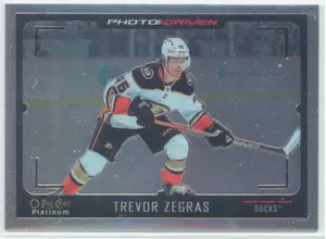 2021-22 O-PEE-CHEE PLATINUM - TREVOR ZEGRAS #PD-12 PHOTO DRIVEN