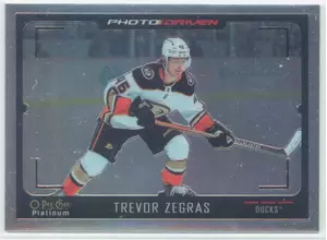 2021-22 O-PEE-CHEE PLATINUM - TREVOR ZEGRAS #PD-12 PHOTO DRIVEN