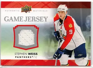 2007-08 UD Stephen Weiss GU Jersey Florida Panthers