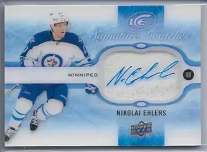 2015-16 Ice Signature Swatches #SS-NE Nikolaj Ehlers