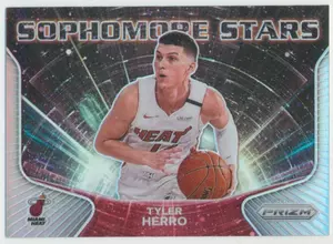 2020-21 Panini Prizm - Tyler Herro #2 Sophomore Stars Silver Prizm Parallel