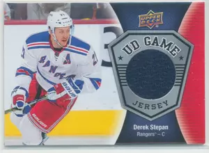 2016-17 UPPER DECK - DEREK STEPAN #GJ-ST GAME JERSEY