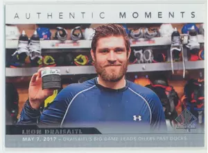 2017-18 SP AUTHENTIC - LEON DRAISAITL #111 AUTHENTIC MOMENTS