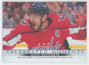 2020-21 SP AUTHENTIC - ALEX OVECHKIN #107 CELEBRATED MOMENTS