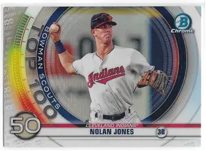 2020 Bowman Chrome Top 100 #BTP-50 Nolan Jones