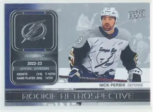 2023-24 UPPER DECK - NICK PERBIX #RR-15 ROOKIE RETROSPECTIVE