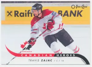 2009-10 O-PEE-CHEE - TRAVIS ZAJAC #CB-TZ CANADIAN HEROES