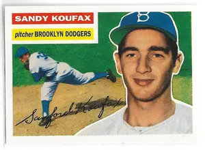 1995 Topps Dodgers Archive Commemorative Set #146 Sandy Koufax