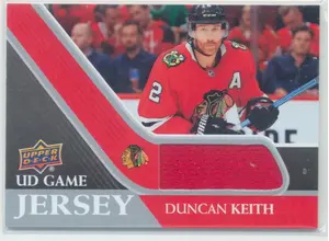 2020-21 UPPER DECK - DUNCAN KEITH #GJ-DK GAME JERSEY