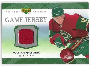 2007-08 Upper Deck Game Jersey #J-MG Marian Gaborik