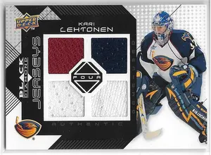 2008-09 Black Diamond Jerseys #BDJ-KL Kari Lehtonen
