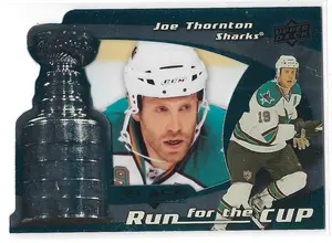 2008-09 Black Diamond Run for the Cup #CUP36 Joe Thornton (096/100)