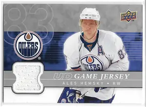 2008-09 Upper Deck UD Game Jersey #GJ-AH Ales Hemsky