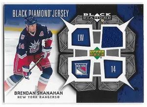2007-08 Black Diamond Jersey #BDJ-SH Brendan Shanahan