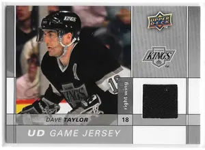 2009-10 Upper Deck UD Game Jersey #GJ2-DT Dave Taylor