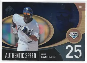 2007 SP Authentic Authentic Speed #AS-37 Mike Cameron