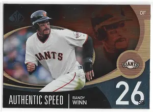 2007 SP Authentic Authentic Speed #AS-40 Randy Winn