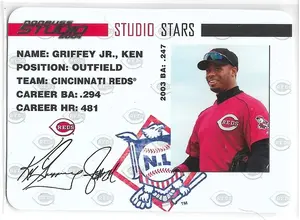 2004 Studio Stars #SS-30 Ken Griffey Jr.