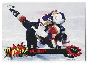 1994-95 Classic Enforcers of Hockey #E3 Dale Henry