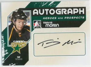 2010-11 HEROES AND PROSPECTS - TRAVIS MORIN #A-TM AUTOGRAPH