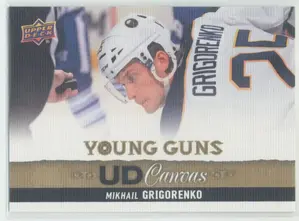 2013-14 UPPER DECK - MIKHAIL GRIGORENKO #C101 CANVAS YOUNG GUNS