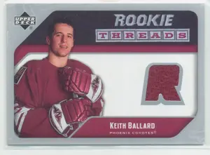 2005-06 UPPER DECK - KEITH BALLARD #RT-KB ROOKIE THREADS