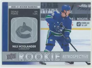 2021-22 UPPER DECK - NILS HOGLANDER #RR-9 ROOKIE RETROSPECTIVE
