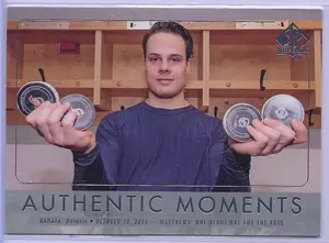 2016-17 SP Authentic (Authentic Moments) #111 Auston Matthews
