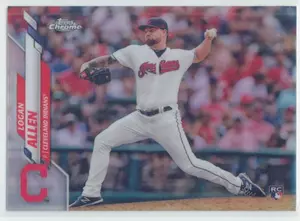2020 Topps Chrome - Logan Allen #155 Refractor Parallel