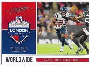 2020 Prestige Worldwide #WW-CH Carlos Hyde