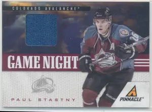 2011-12 PANINI PINNACLE - PAUL STASTNY #48 GAME NIGHT MATERIALS