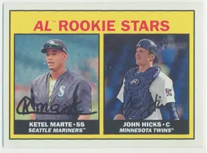 2016 Topps Heritage - Ketel Marte/John Hicks #175 Rookie Stars RC