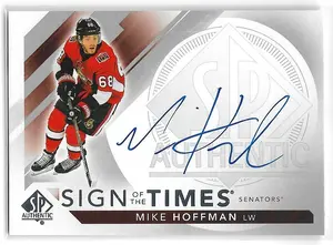 2017-18 SP Authentic Sign of the Times #SOTT-MH Mike Hoffman