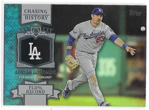 2013 Topps Chasing History Holofoil #CH-66 Adrian Gonzalez