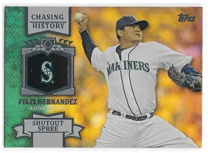 2013 Topps Chasing History Holofoil #CH-82 Felix Hernandez