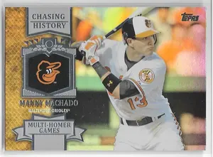 2013 Topps Chasing History Holofoil #CH-93 Manny Machado