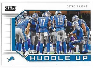 2019 Score Huddle Up #HU-10 Detroit Lions