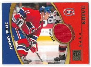 2001-02 Topps Reserve Jersey Relic #TR-SK Saku Koivu