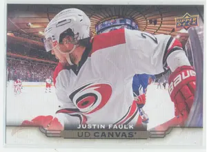 2015-16 UPPER DECK - JUSTIN FAULK #C18 UD CANVAS