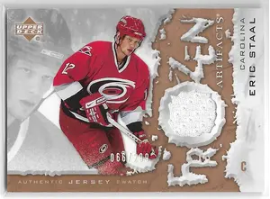 2007-08 Artifacts Frozen Artifacts #FA-ES Eric Staal (066/299)