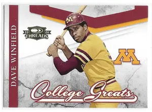 2008 Donruss Threads College Greats #CG-4 Dave Winfield
